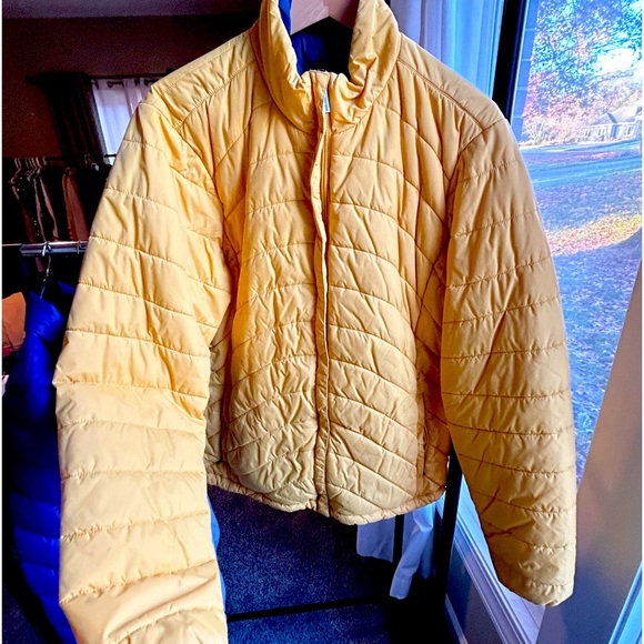 Yellow squall jacket - Lands End sz L - Picture 1 of 3